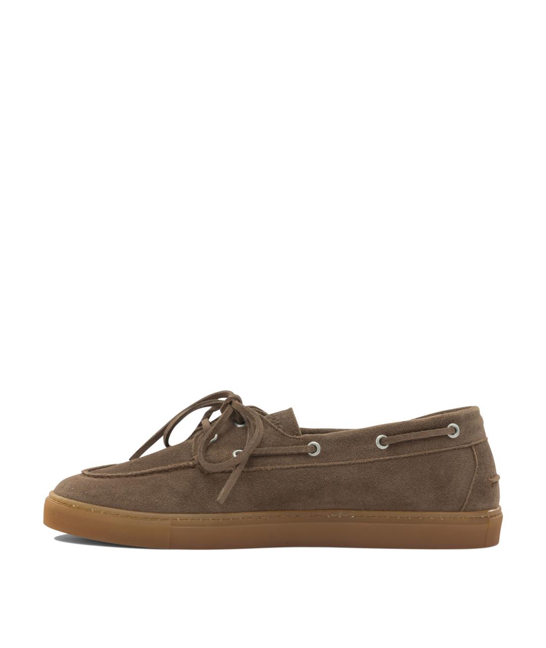 COPENHAGEN Коричневые замшевые лоферы, фото 3