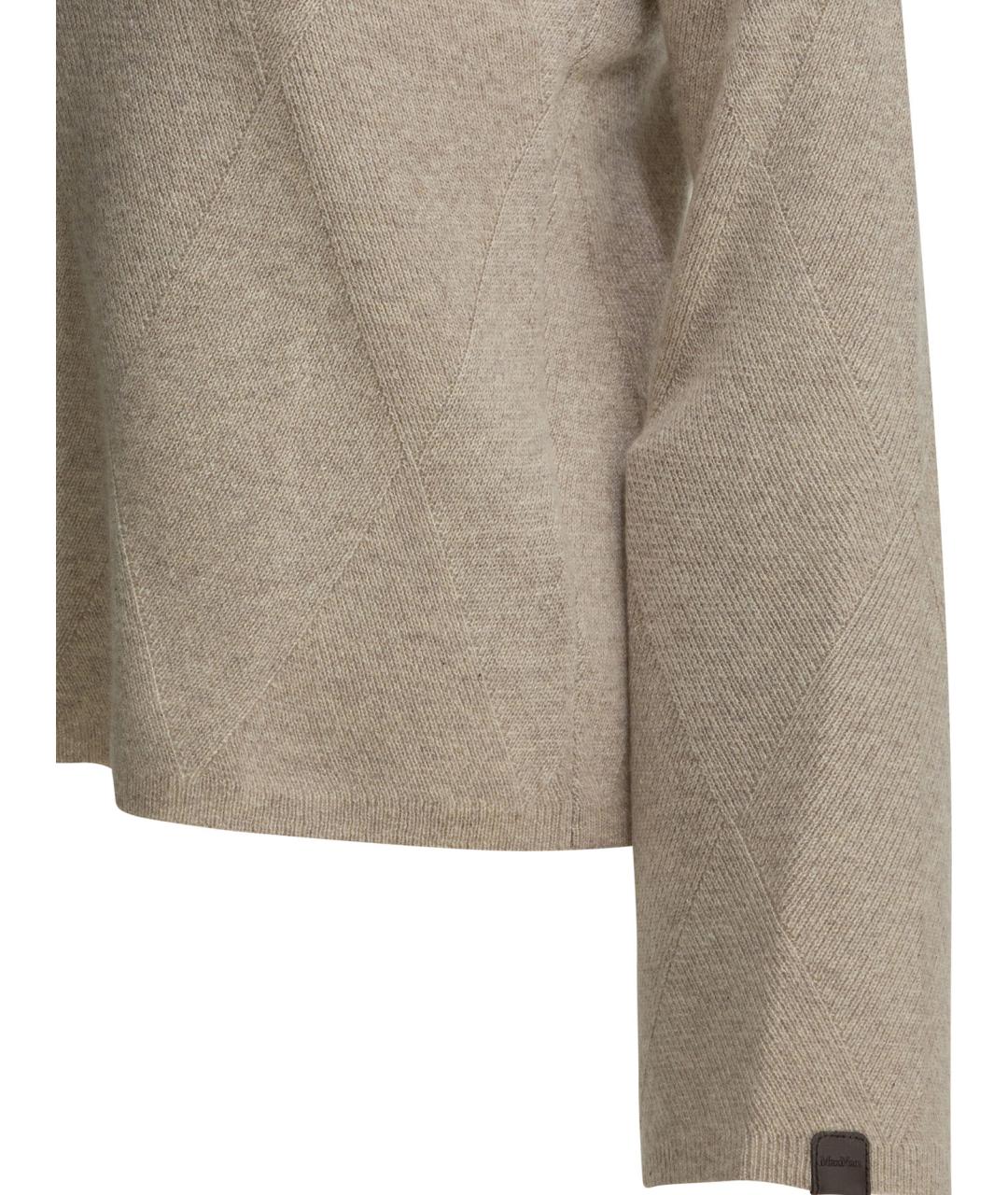 MAX MARA Бежевый кашемировый джемпер / свитер, фото 4