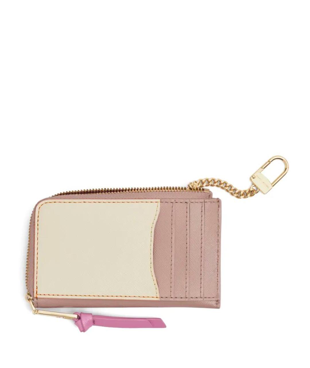 MARC JACOBS Розовый кожаный кошелек, фото 2