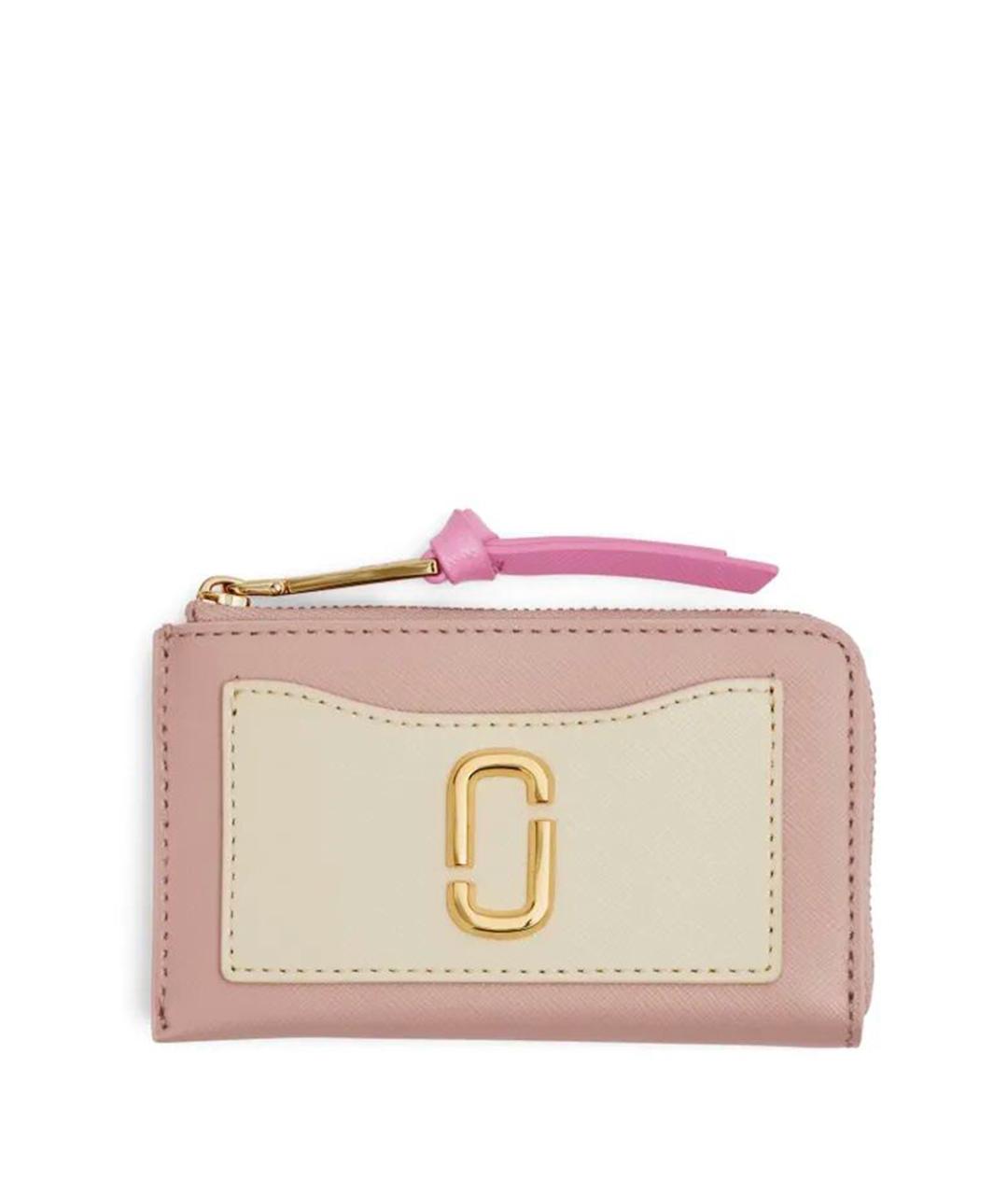 MARC JACOBS Розовый кожаный кошелек, фото 1