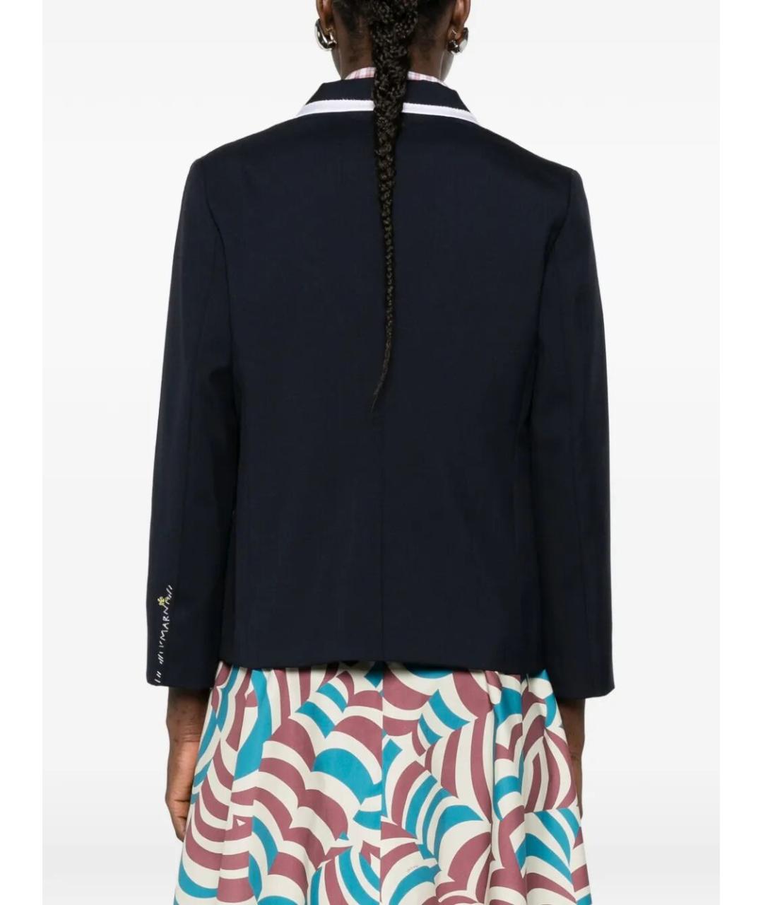 MARNI Черный шерстяной жакет/пиджак, фото 3