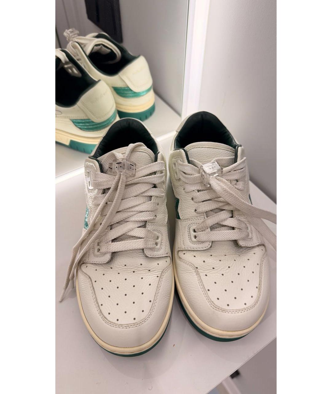 ACNE STUDIOS Белые кожаные кроссовки, фото 2