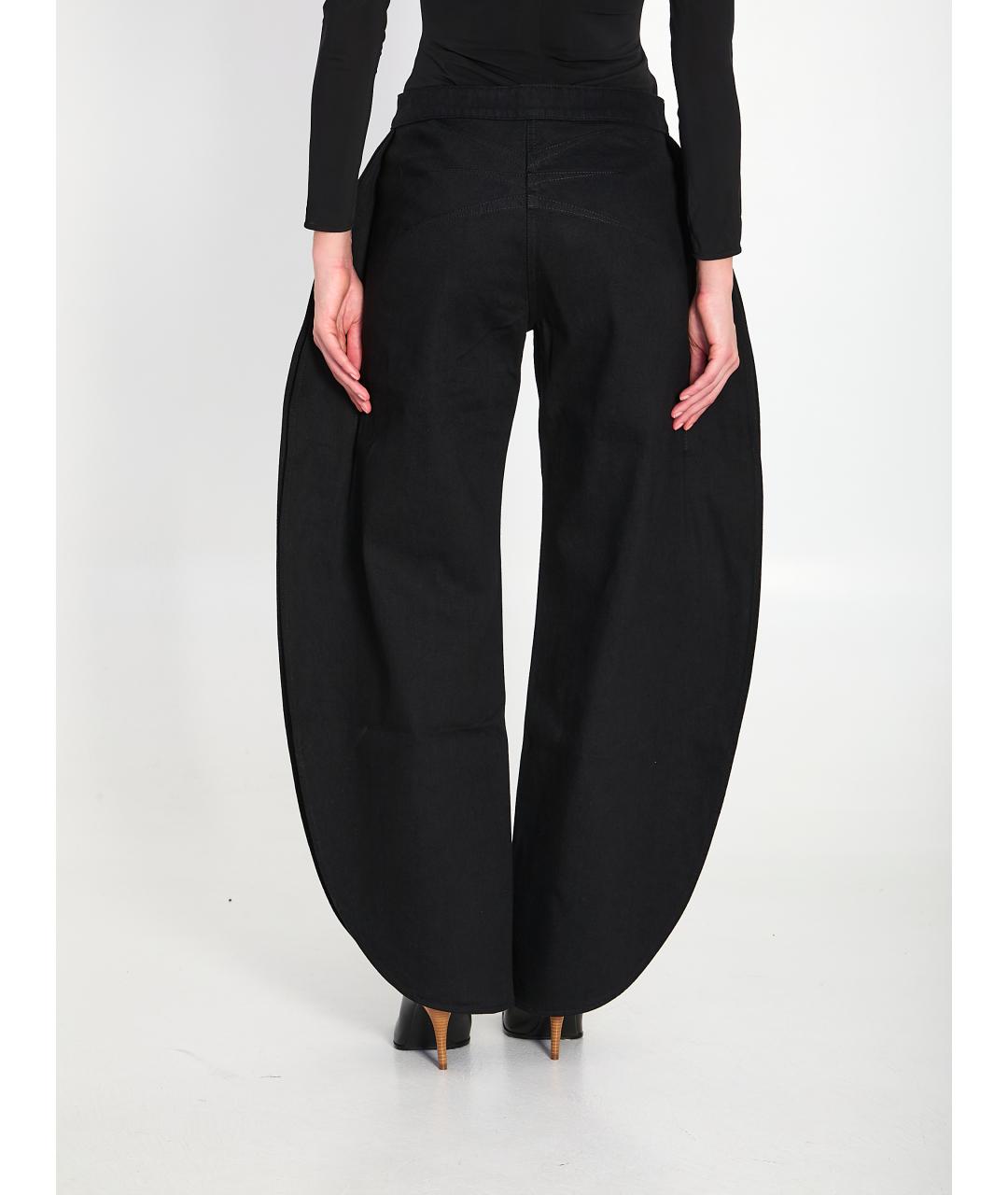 ALAIA Черные хлопковые прямые джинсы, фото 4