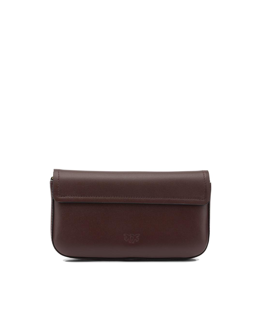 PINKO Красная кожаная сумка через плечо, фото 3