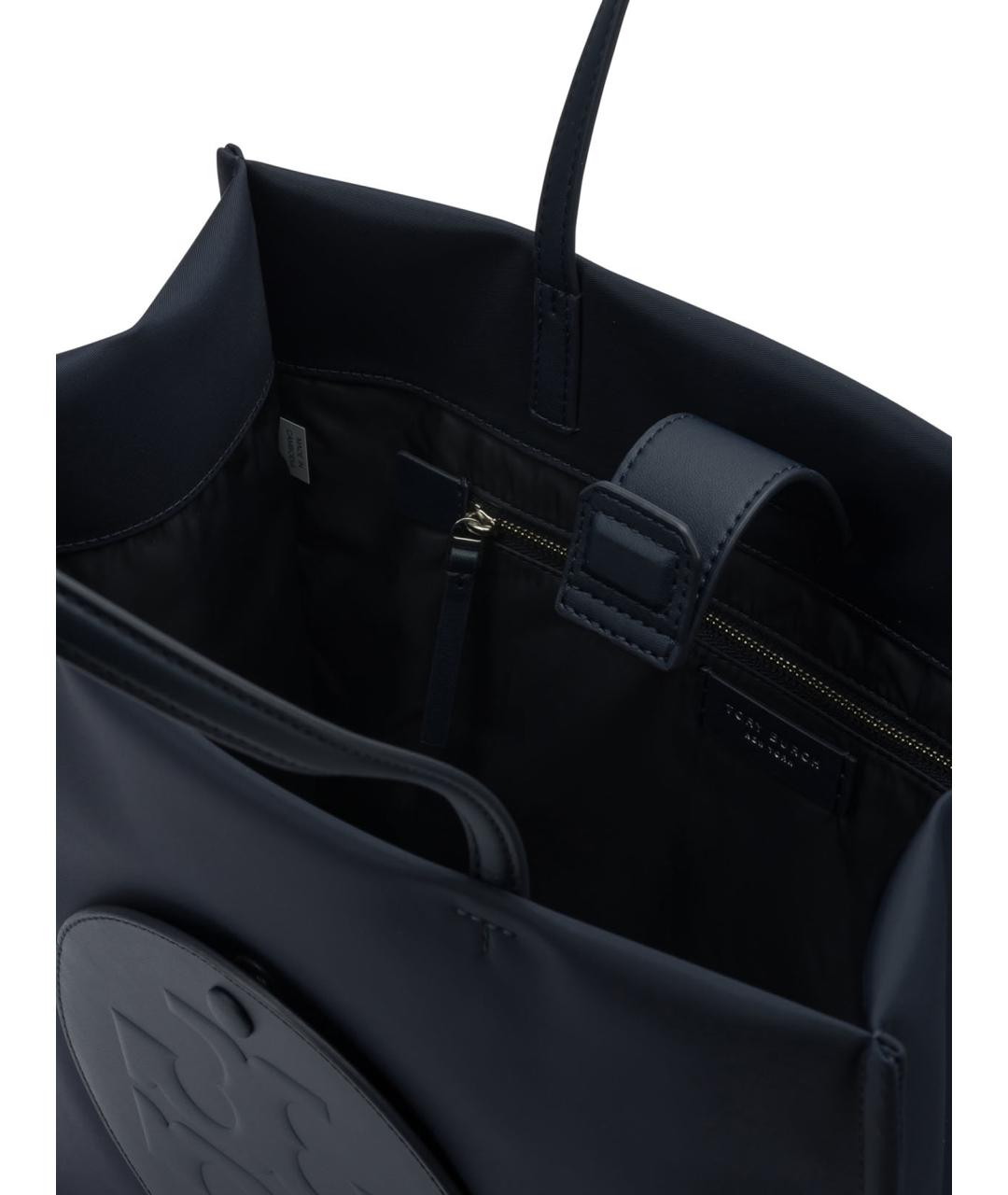 TORY BURCH Синяя синтетическая сумка через плечо, фото 5