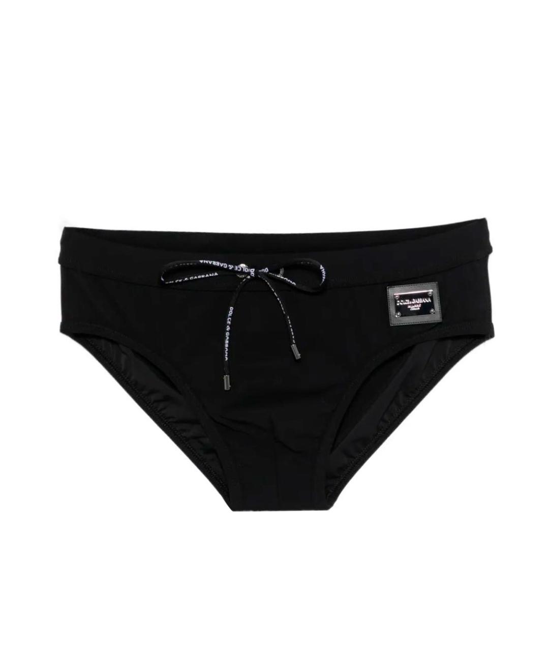 DOLCE&GABBANA Черные полиамидовые плавки, фото 1