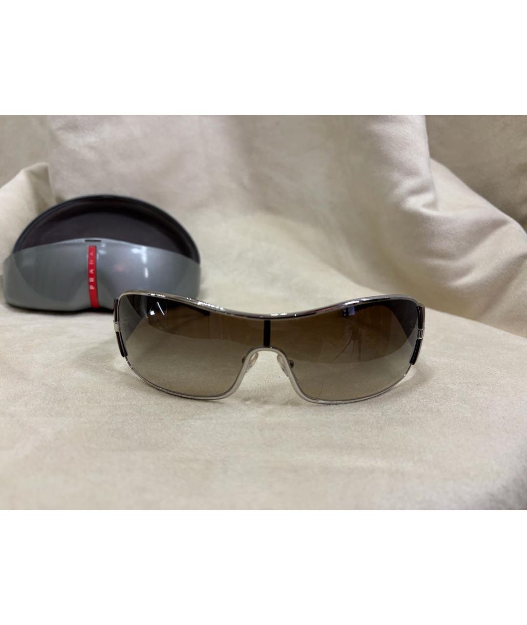 PRADA Бордовые солнцезащитные очки, фото 4