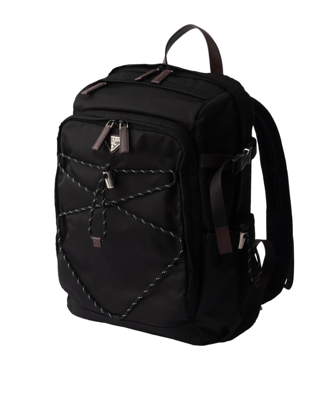 PRADA Черный тканевый рюкзак, фото 2