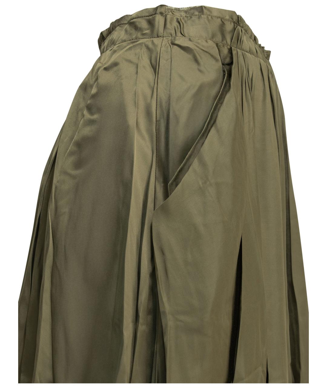 Sa Su Phi Зеленая вискозная юбка макси, фото 4