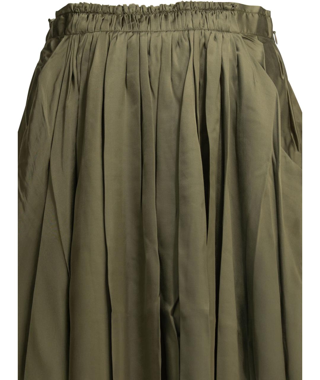 Sa Su Phi Зеленая вискозная юбка макси, фото 3