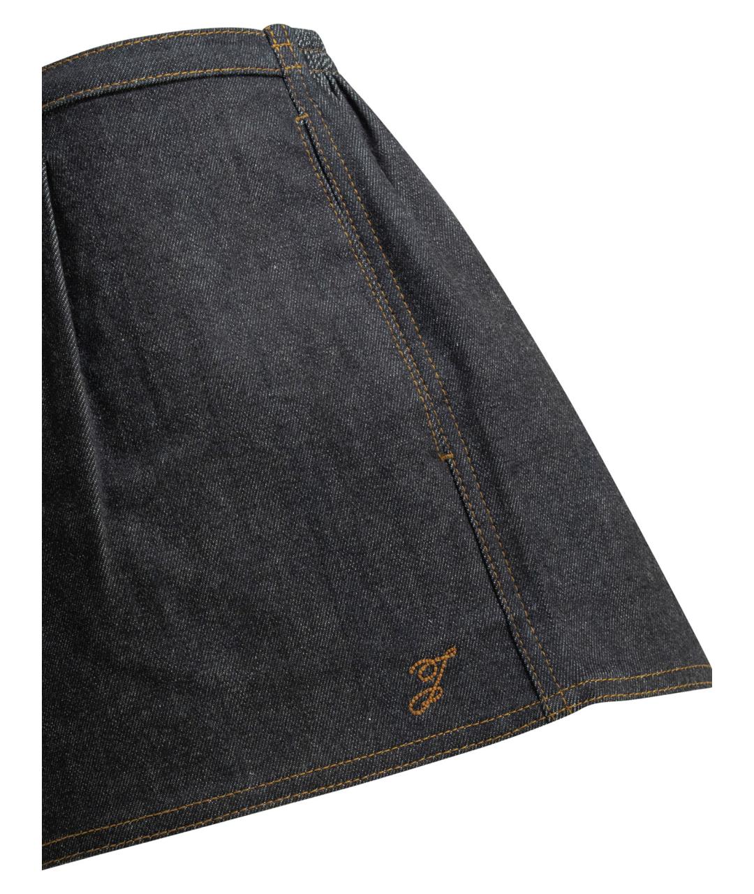 JACQUEMUS Темно-синие хлопковые шорты, фото 4