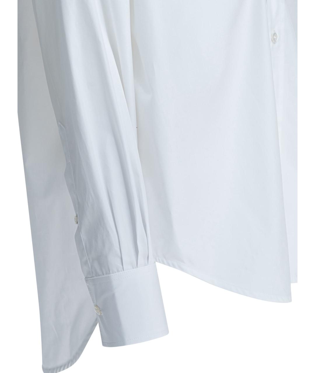 MAISON MARGIELA Белая хлопковая рубашка, фото 4