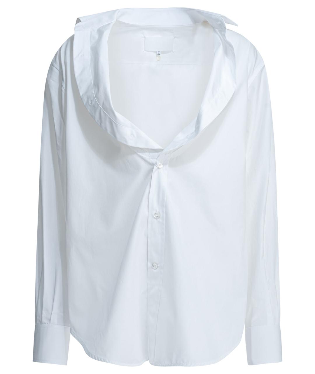 MAISON MARGIELA Белая хлопковая рубашка, фото 1