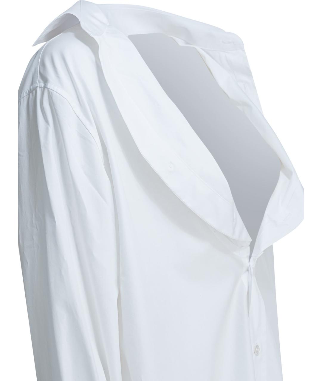 MAISON MARGIELA Белая хлопковая рубашка, фото 3