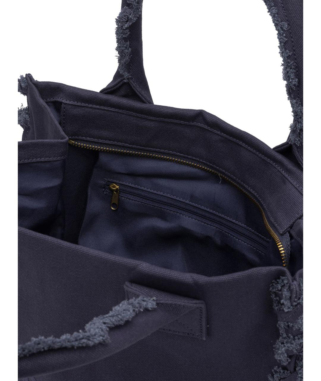 PINKO Фиолетовая хлопковая сумка тоут, фото 5