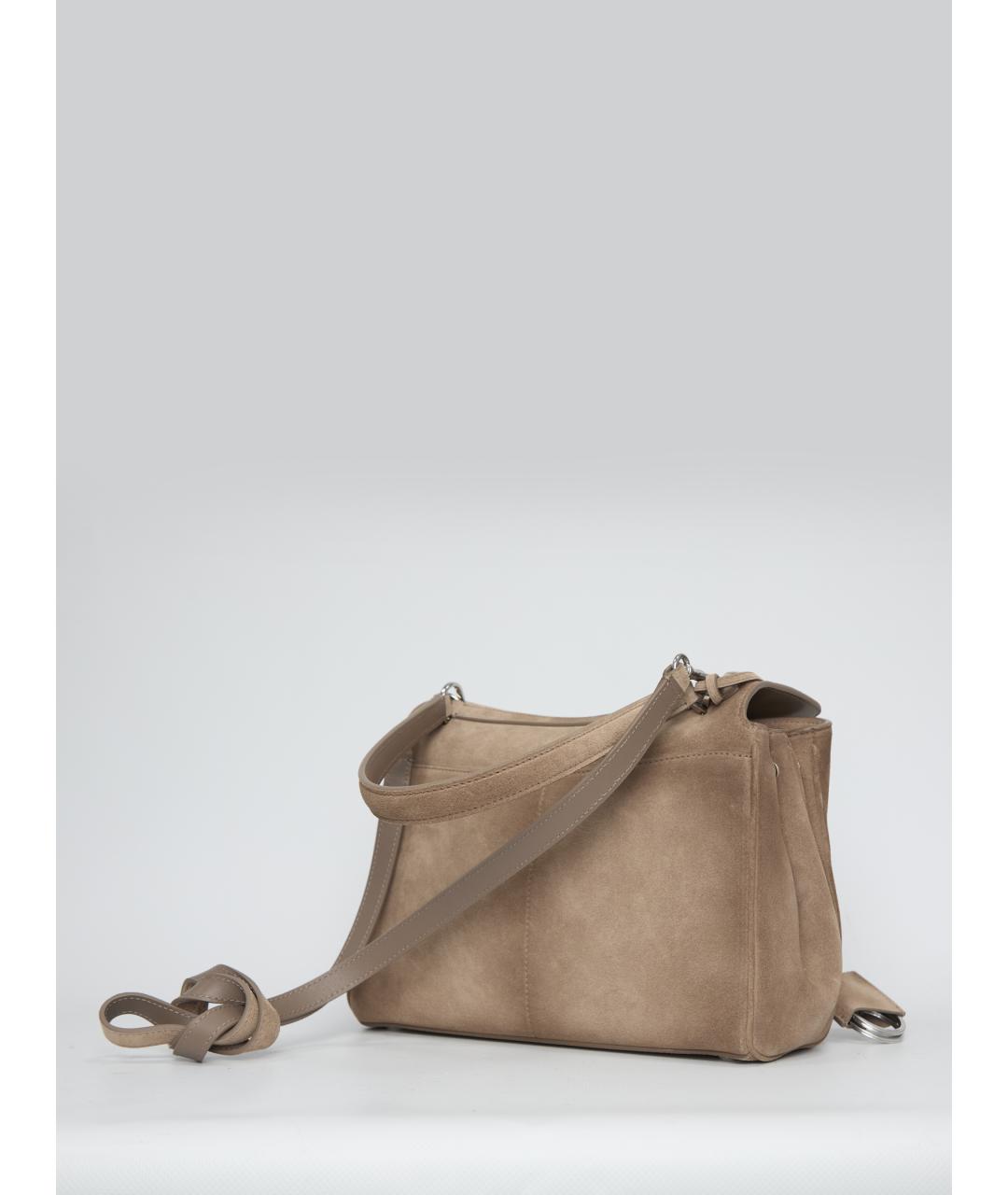 BALENCIAGA Бежевая кожаная сумка тоут, фото 2