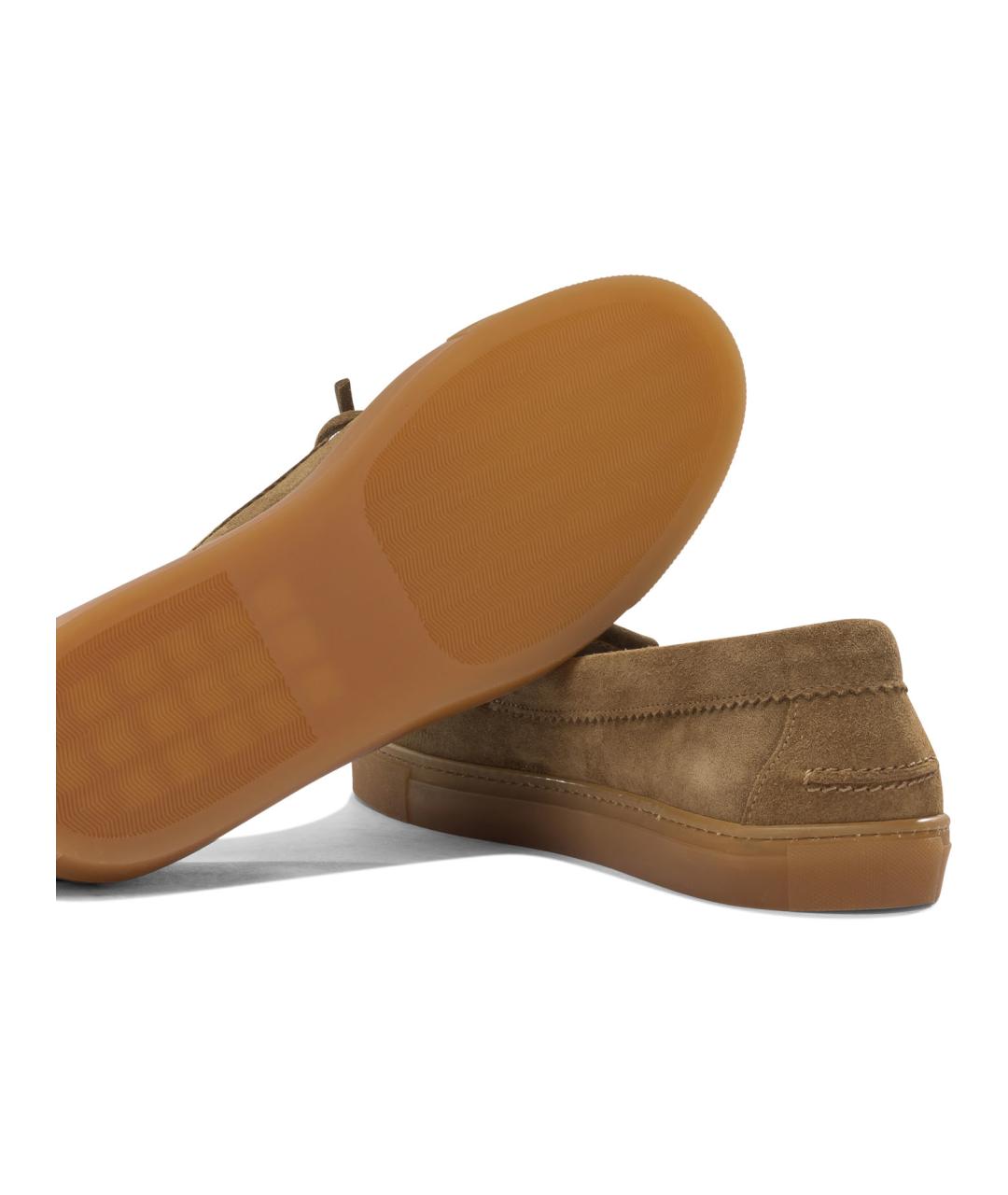 COPENHAGEN Коричневые замшевые лоферы, фото 5