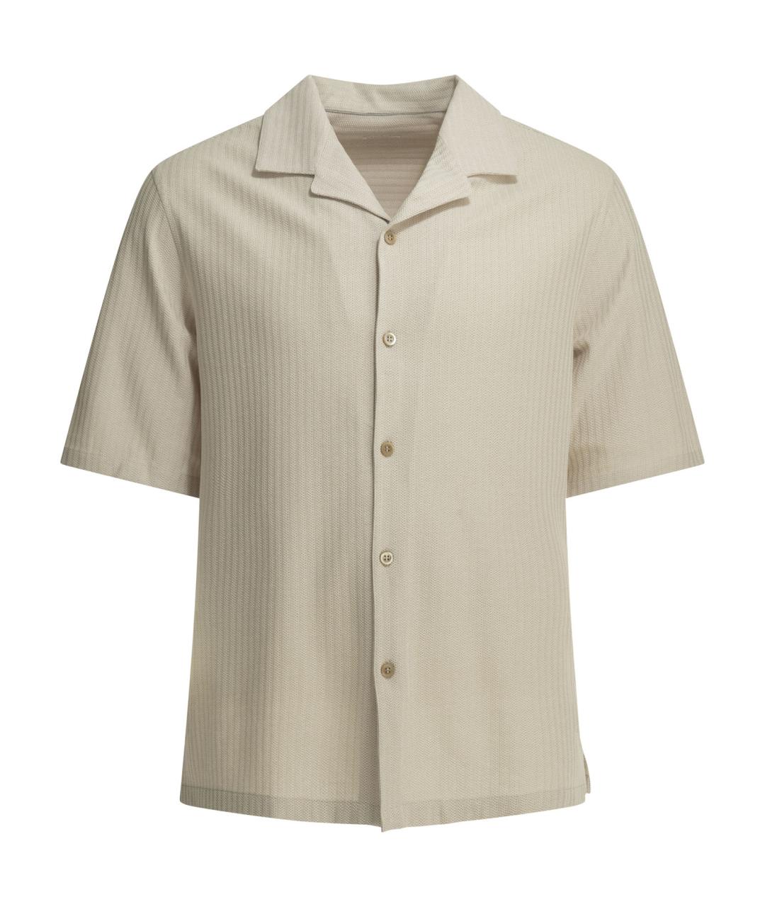 BRUNELLO CUCINELLI Бежевая хлопковая кэжуал рубашка, фото 1