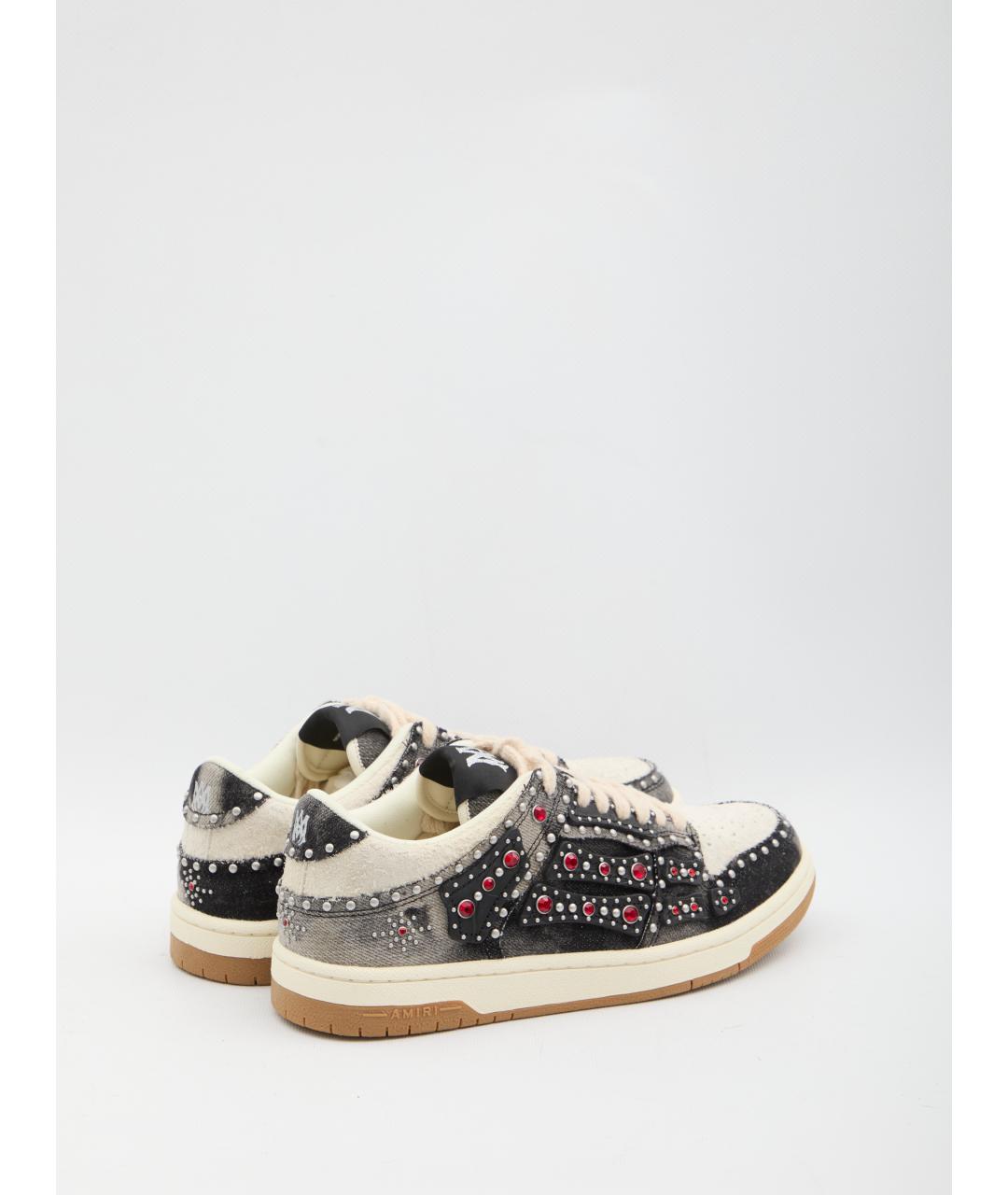 AMIRI Черные низкие кроссовки / кеды, фото 3