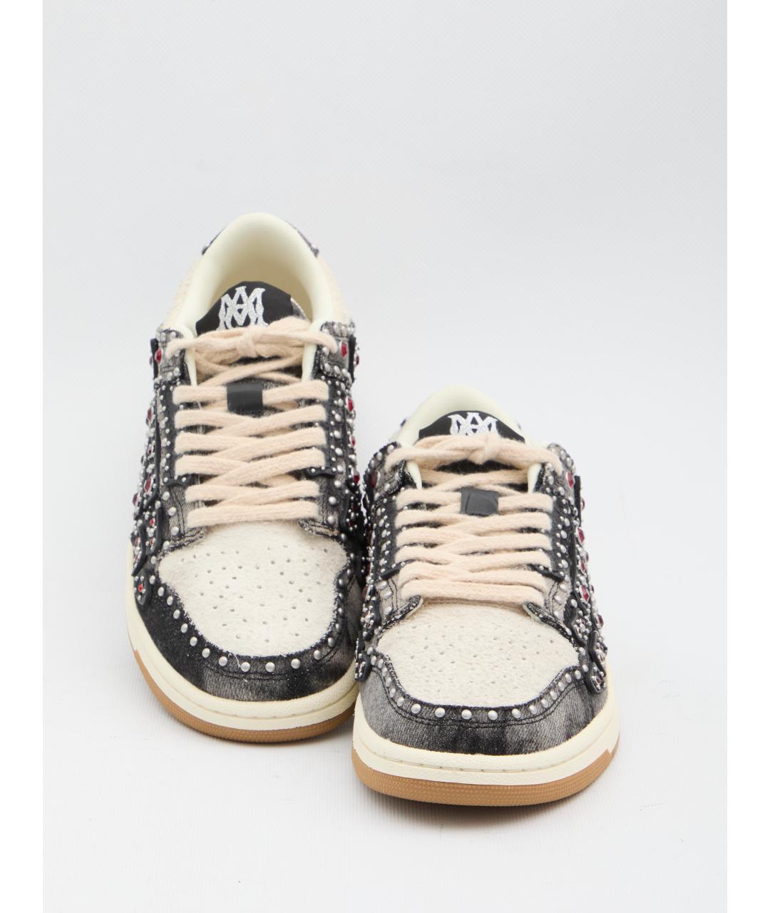 AMIRI Черные низкие кроссовки / кеды, фото 5