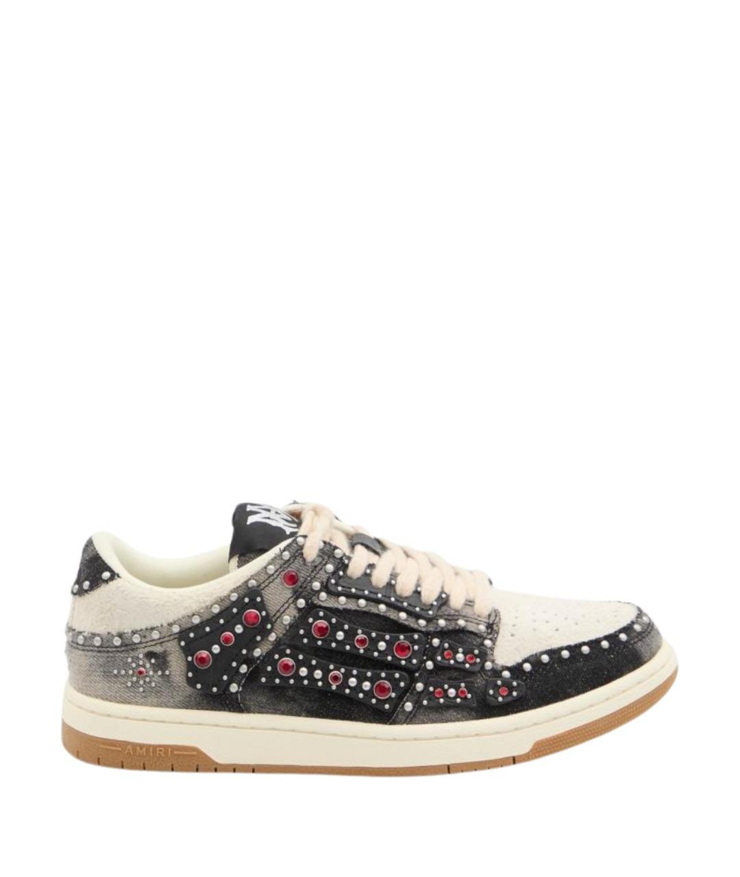 AMIRI Черные низкие кроссовки / кеды, фото 1