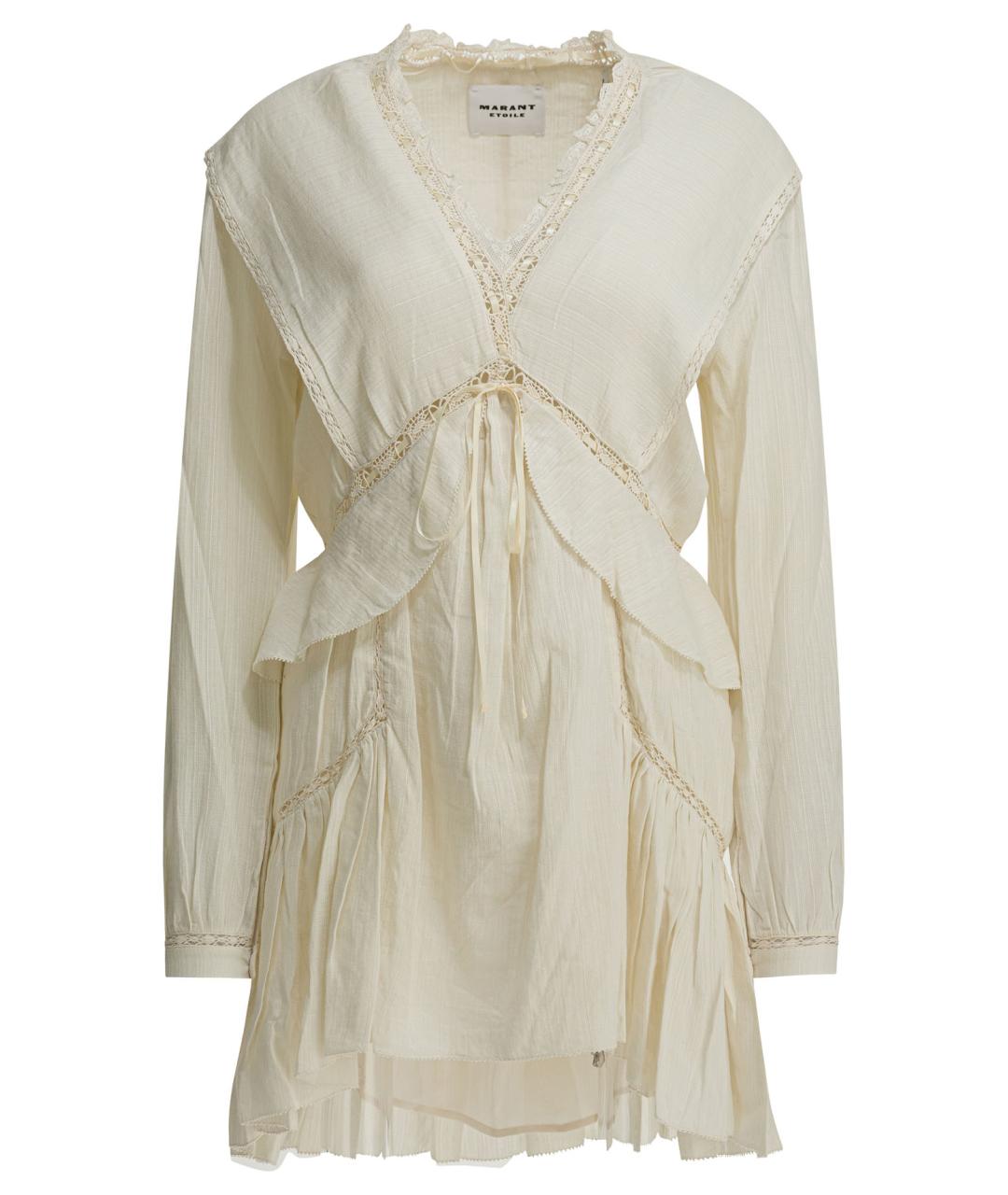 ISABEL MARANT Бежевое хлопковое повседневное платье, фото 1