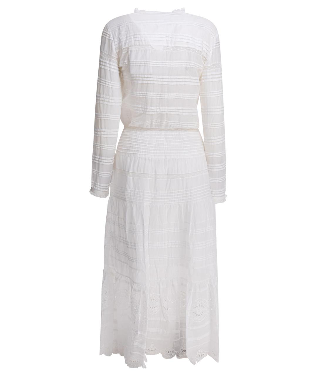 ISABEL MARANT Белое хлопковое повседневное платье, фото 2