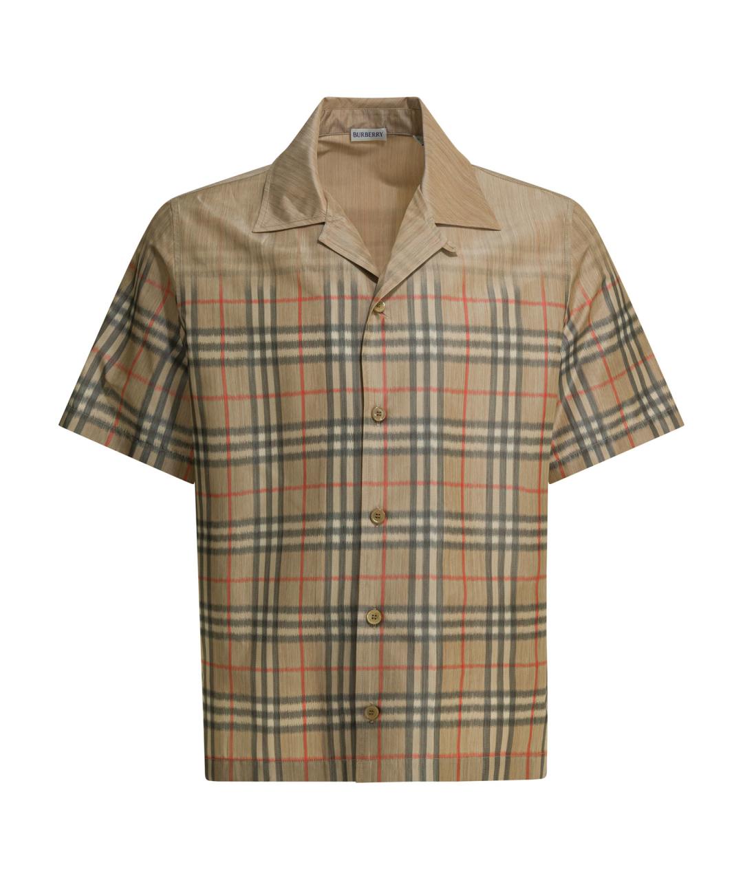 BURBERRY Бежевая кэжуал рубашка, фото 1