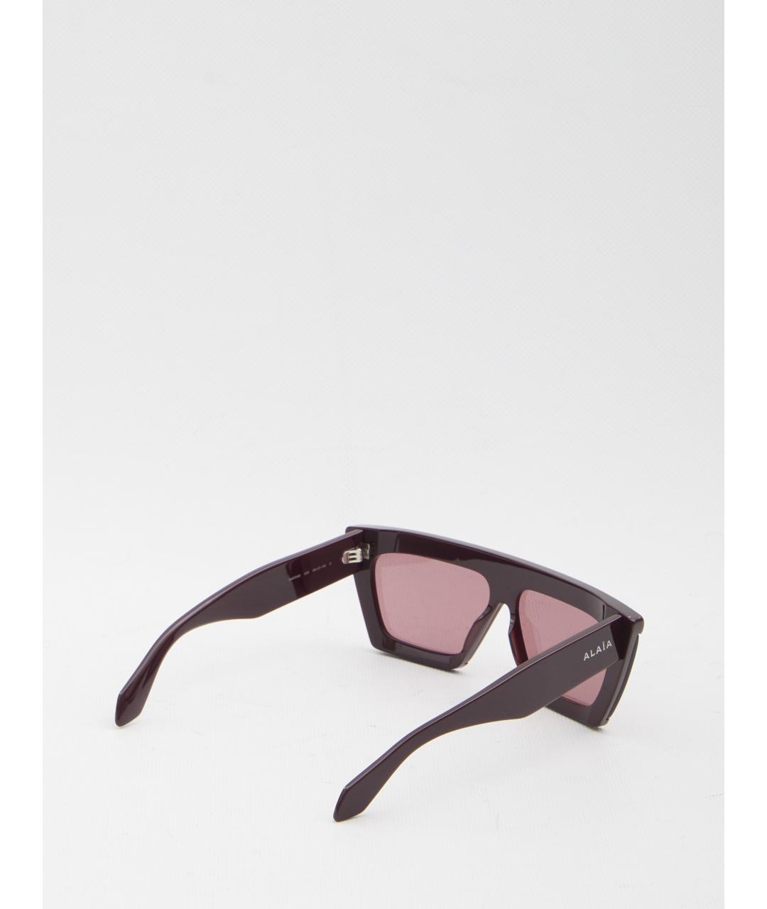 ALAIA Красные солнцезащитные очки, фото 2