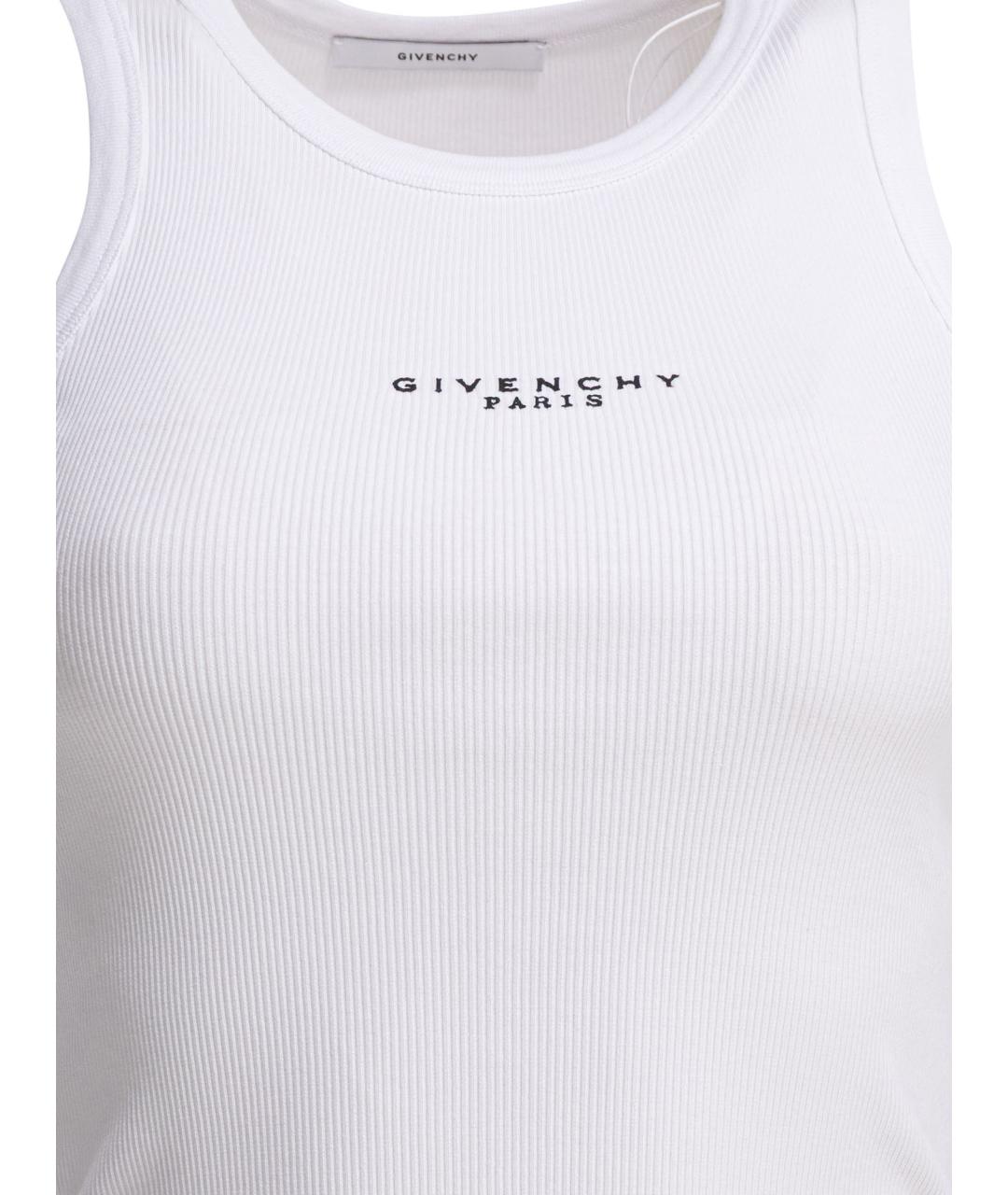 GIVENCHY Белая хлопковая майка, фото 3