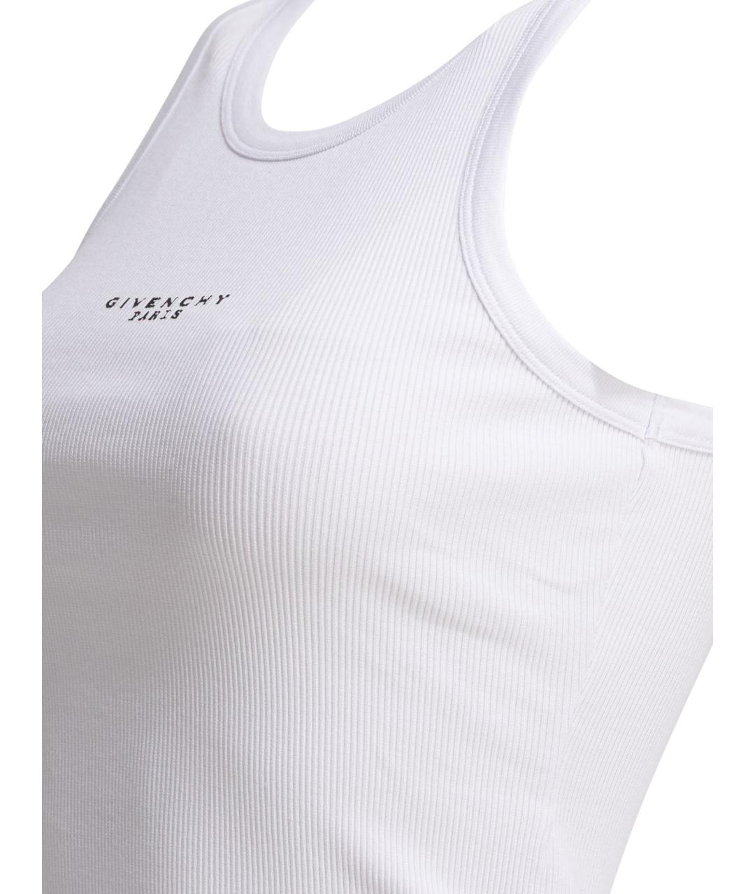 GIVENCHY Белая хлопковая майка, фото 4