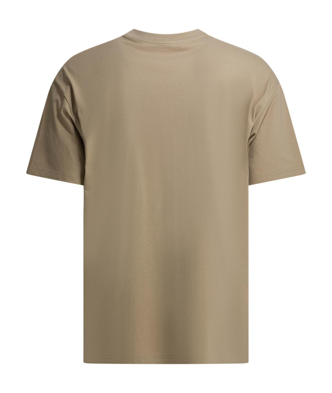 GIVENCHY Бежевая хлопковая футболка, фото 2