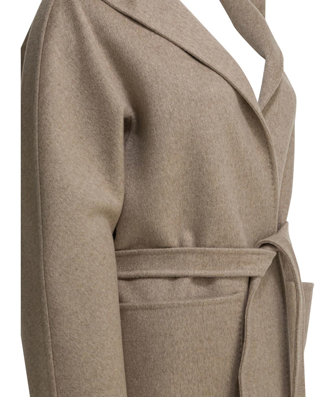 MAX MARA Бежевое кашемировое пальто, фото 4
