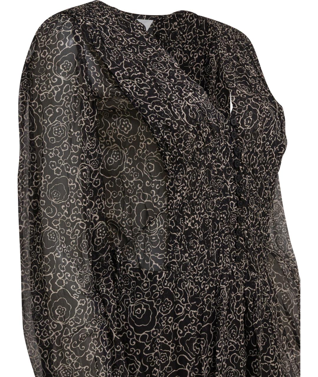 ISABEL MARANT Черное вискозное повседневное платье, фото 4