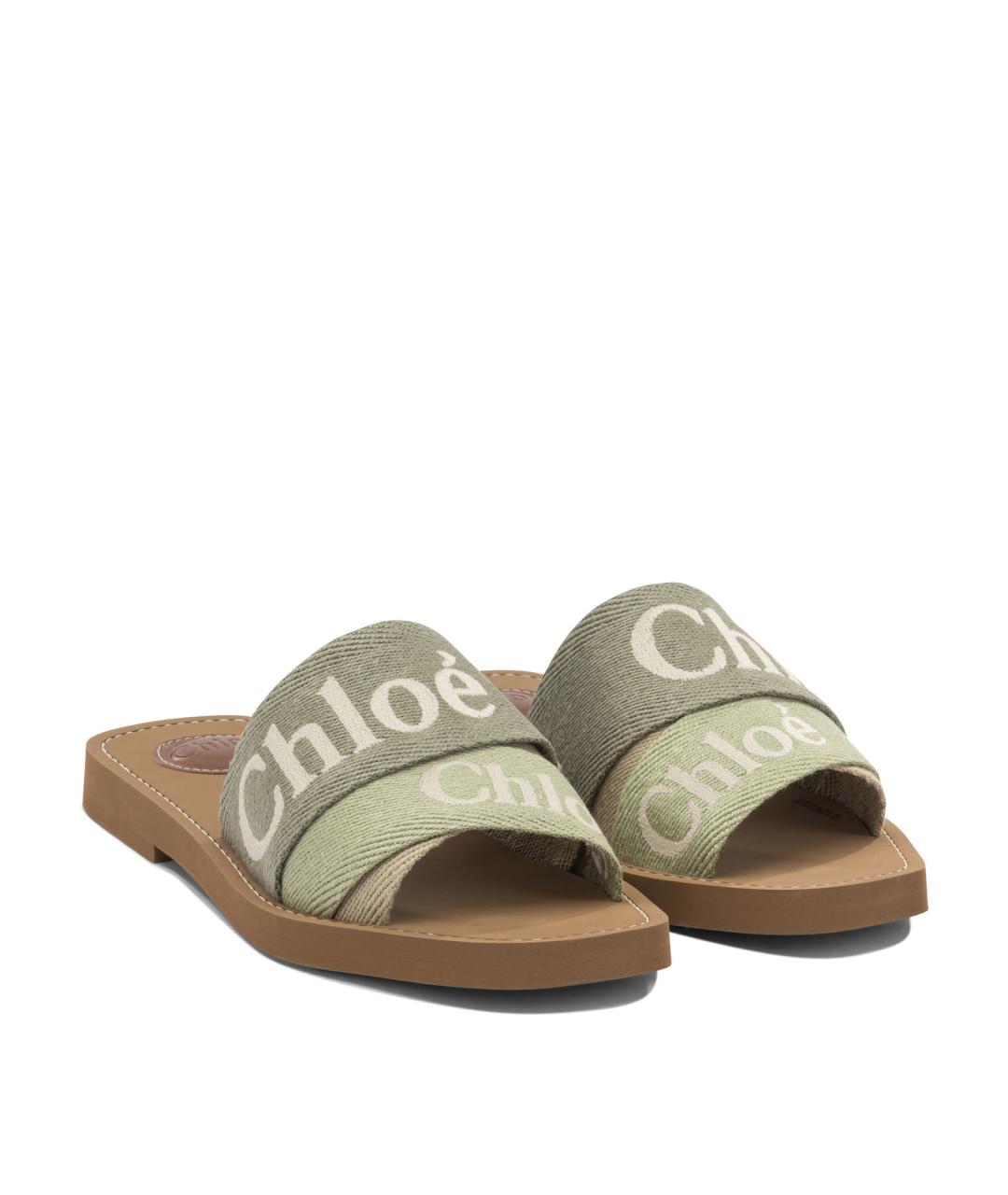 CHLOE Зеленые сандалии, фото 2