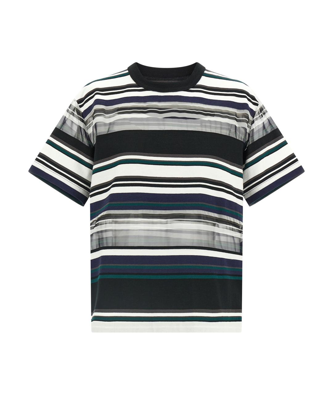 SACAI Мульти хлопковая футболка, фото 1