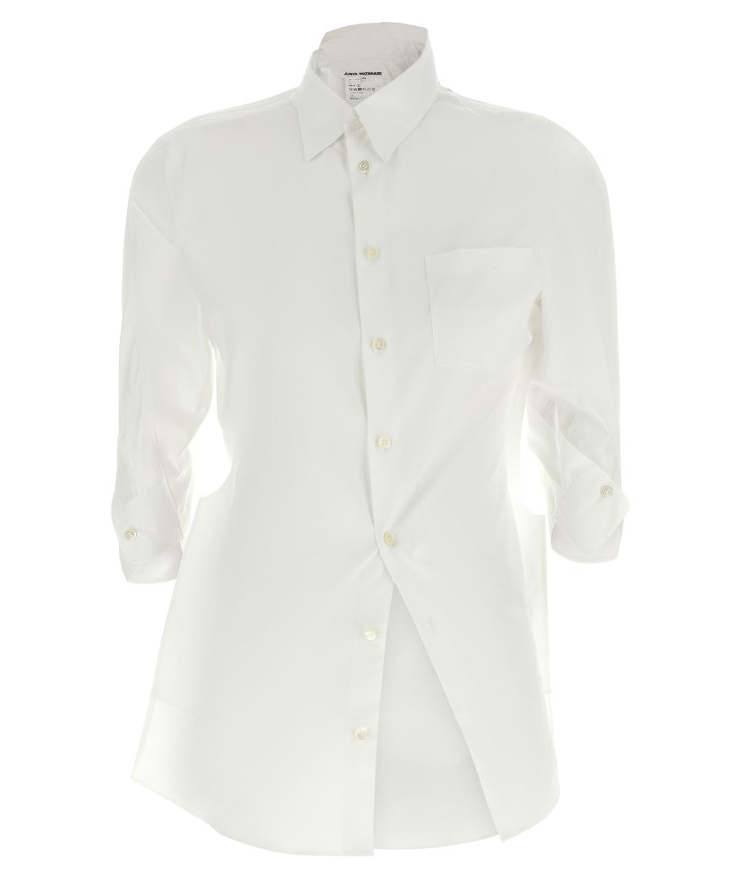 JUNYA WATANABE Белая хлопковая рубашка, фото 1