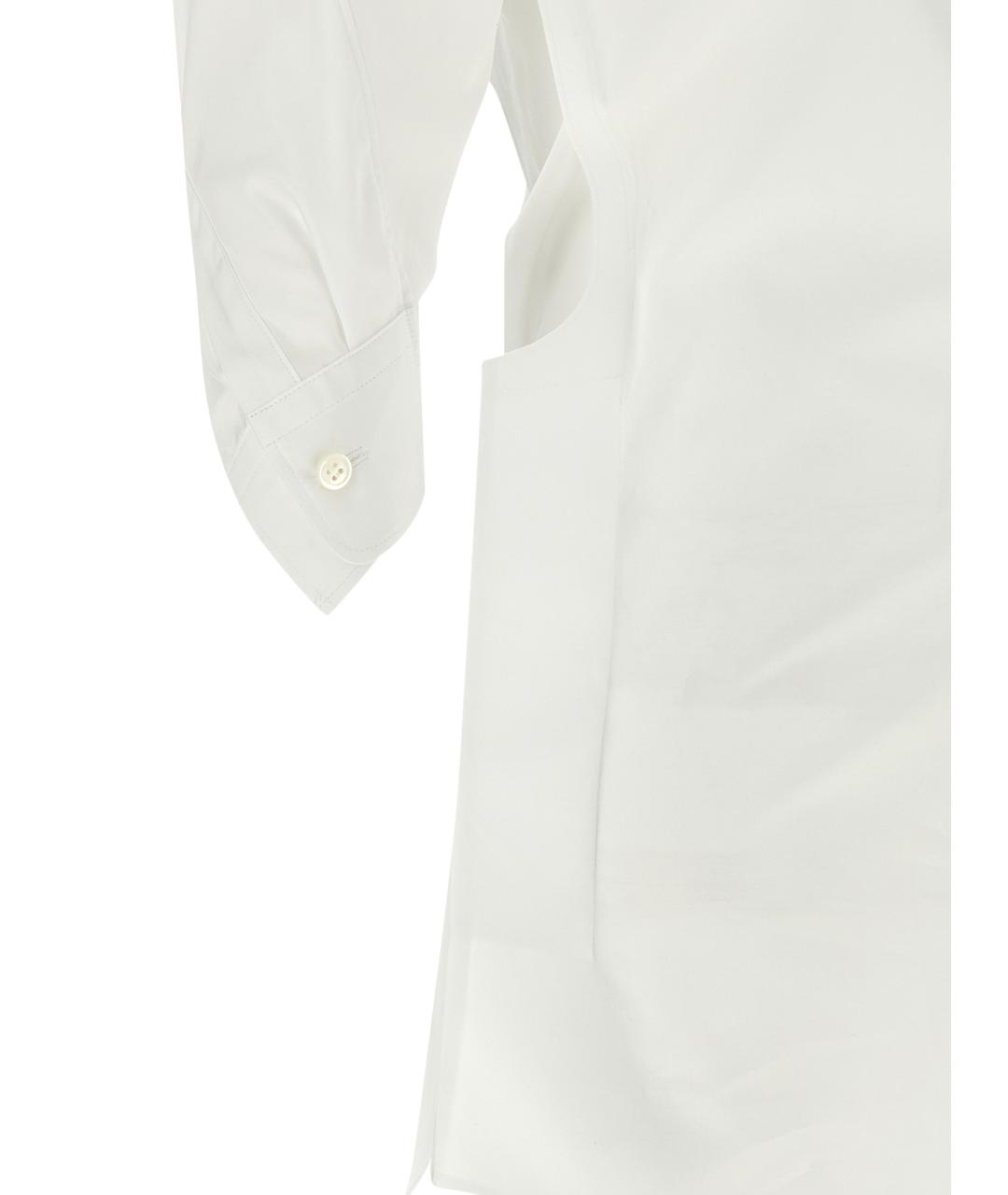 JUNYA WATANABE Белая хлопковая рубашка, фото 4