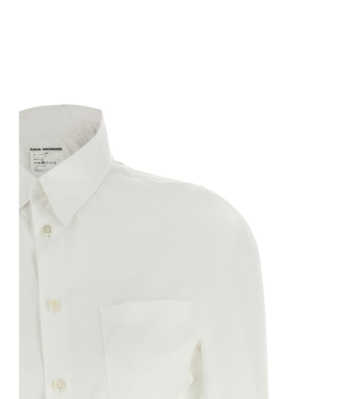 JUNYA WATANABE Белая хлопковая рубашка, фото 3