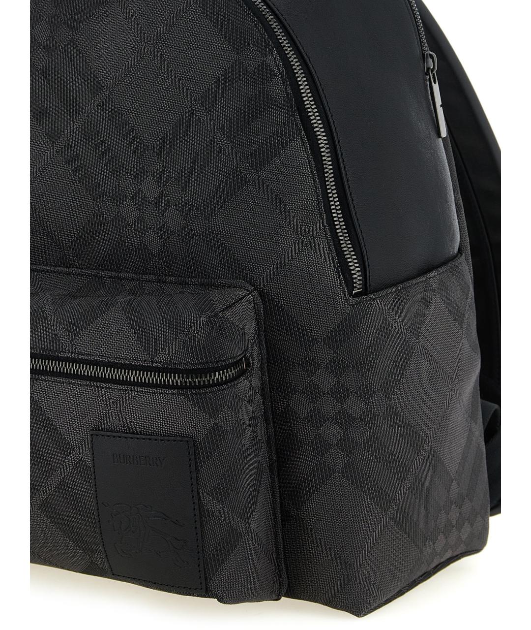 BURBERRY Черный синтетический рюкзак, фото 3