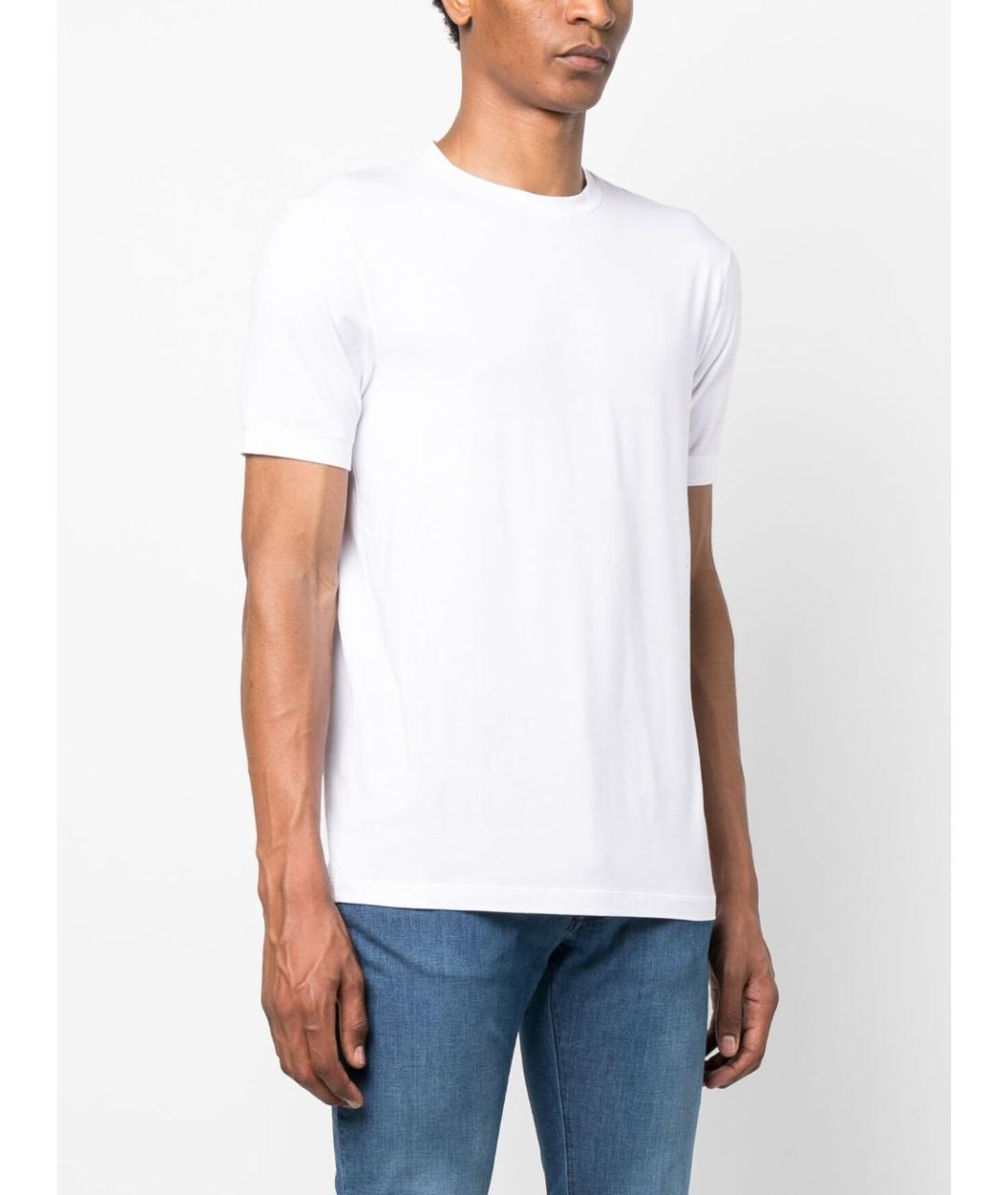 GIORGIO ARMANI Белая вискозная футболка, фото 3