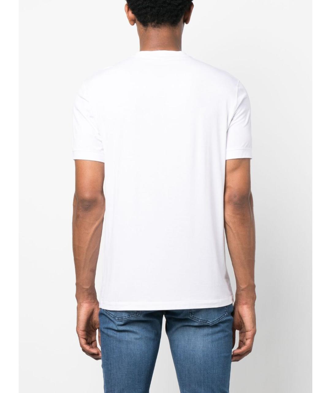 GIORGIO ARMANI Белая вискозная футболка, фото 2