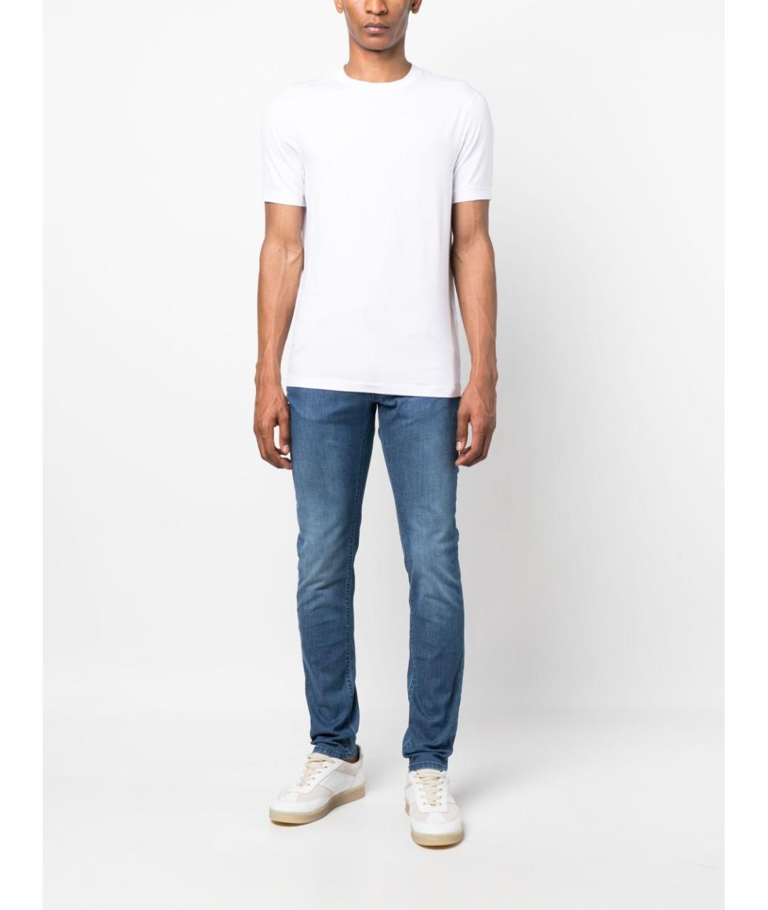 GIORGIO ARMANI Белая вискозная футболка, фото 5