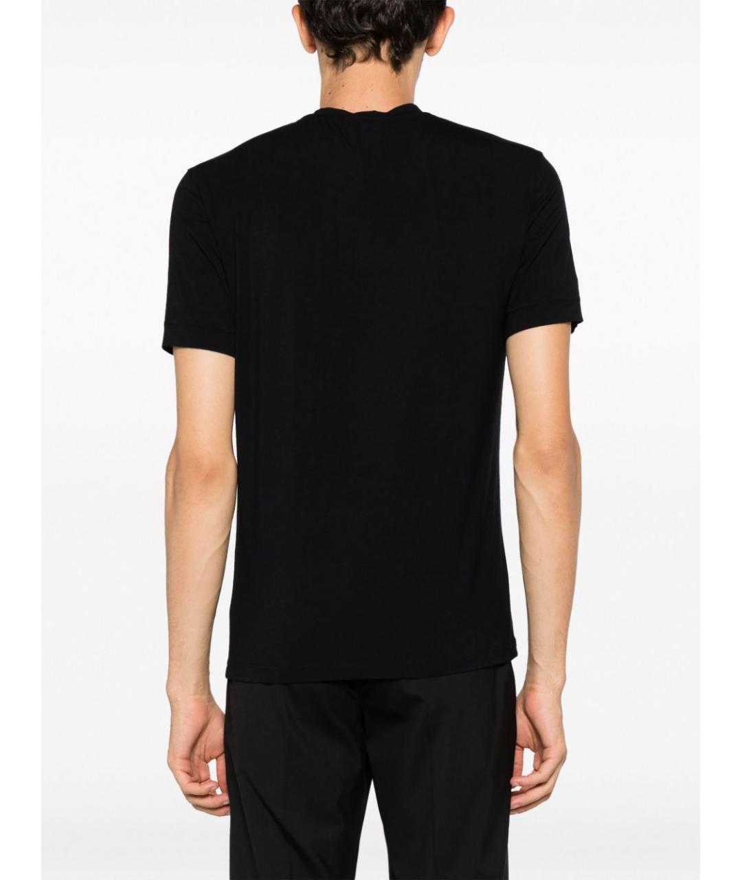 GIORGIO ARMANI Черная футболка, фото 4