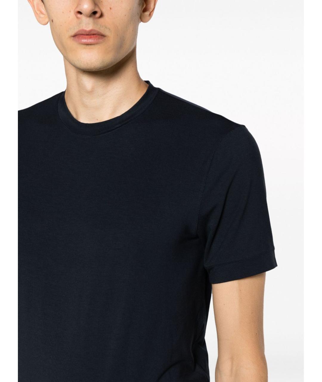 GIORGIO ARMANI Синяя футболка, фото 3