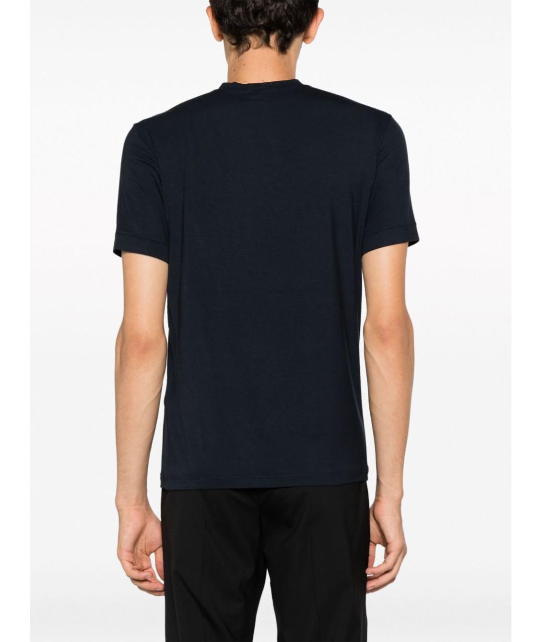 GIORGIO ARMANI Синяя футболка, фото 2