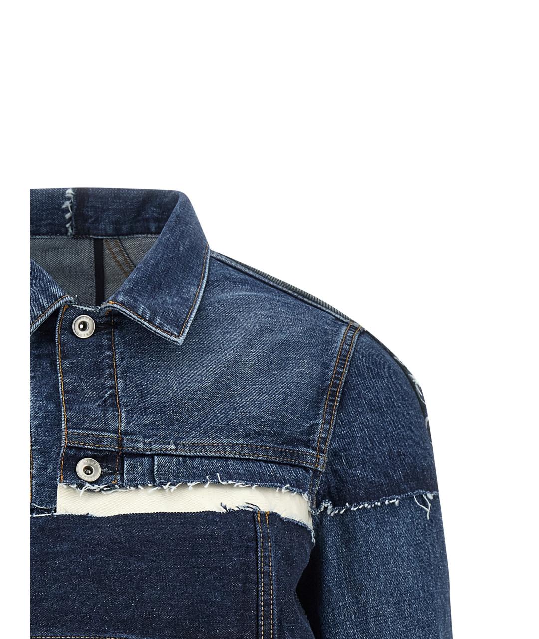 SACAI Синяя хлопковая куртка, фото 3