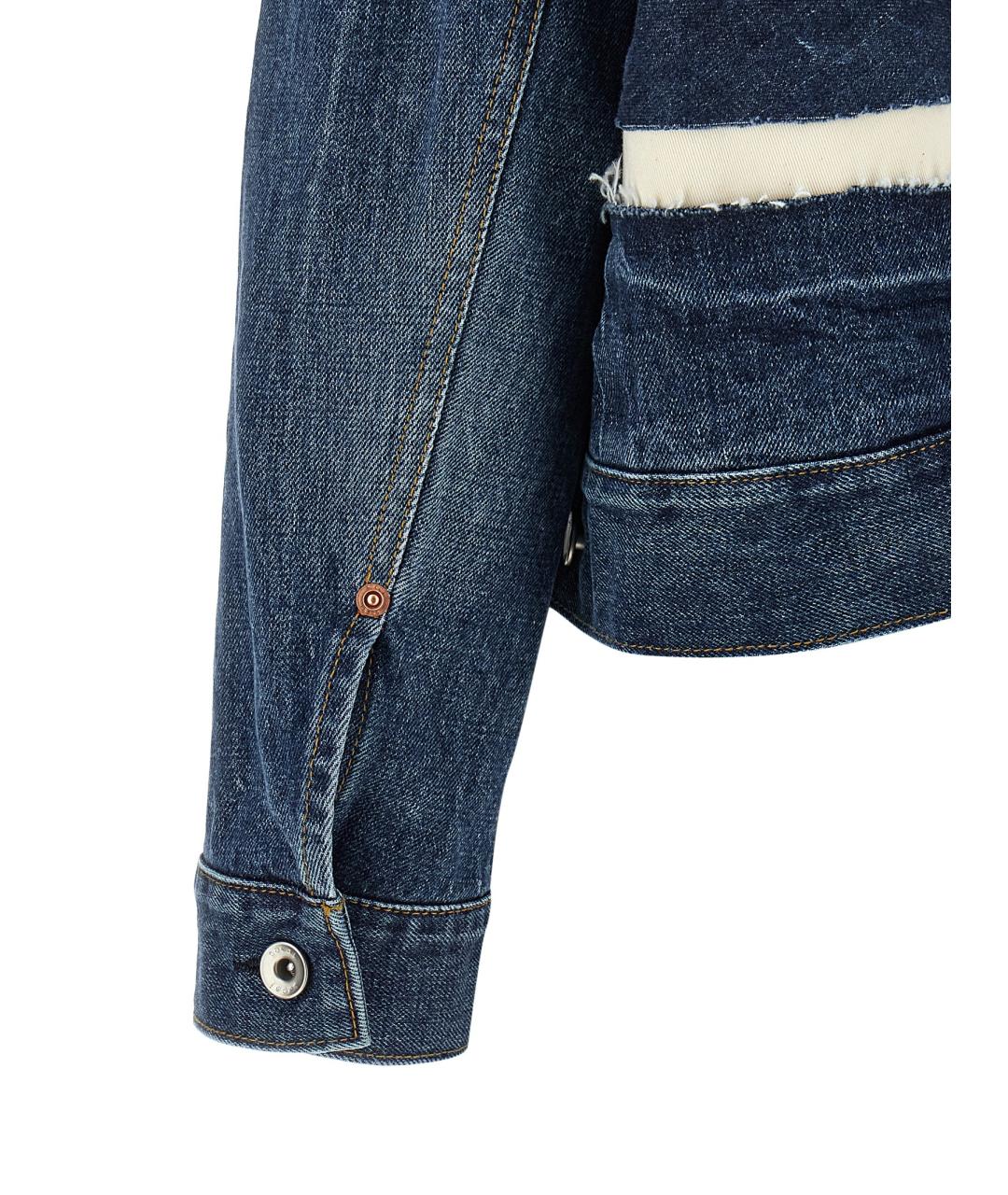 SACAI Синяя хлопковая куртка, фото 4