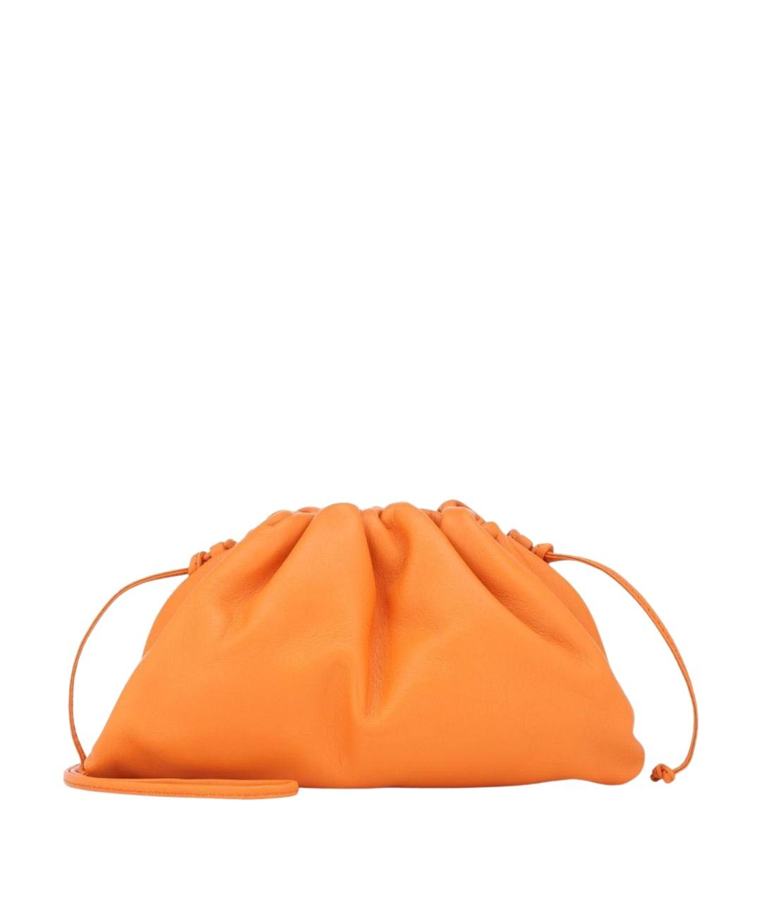 BOTTEGA VENETA Оранжевая кожаная сумка через плечо, фото 1