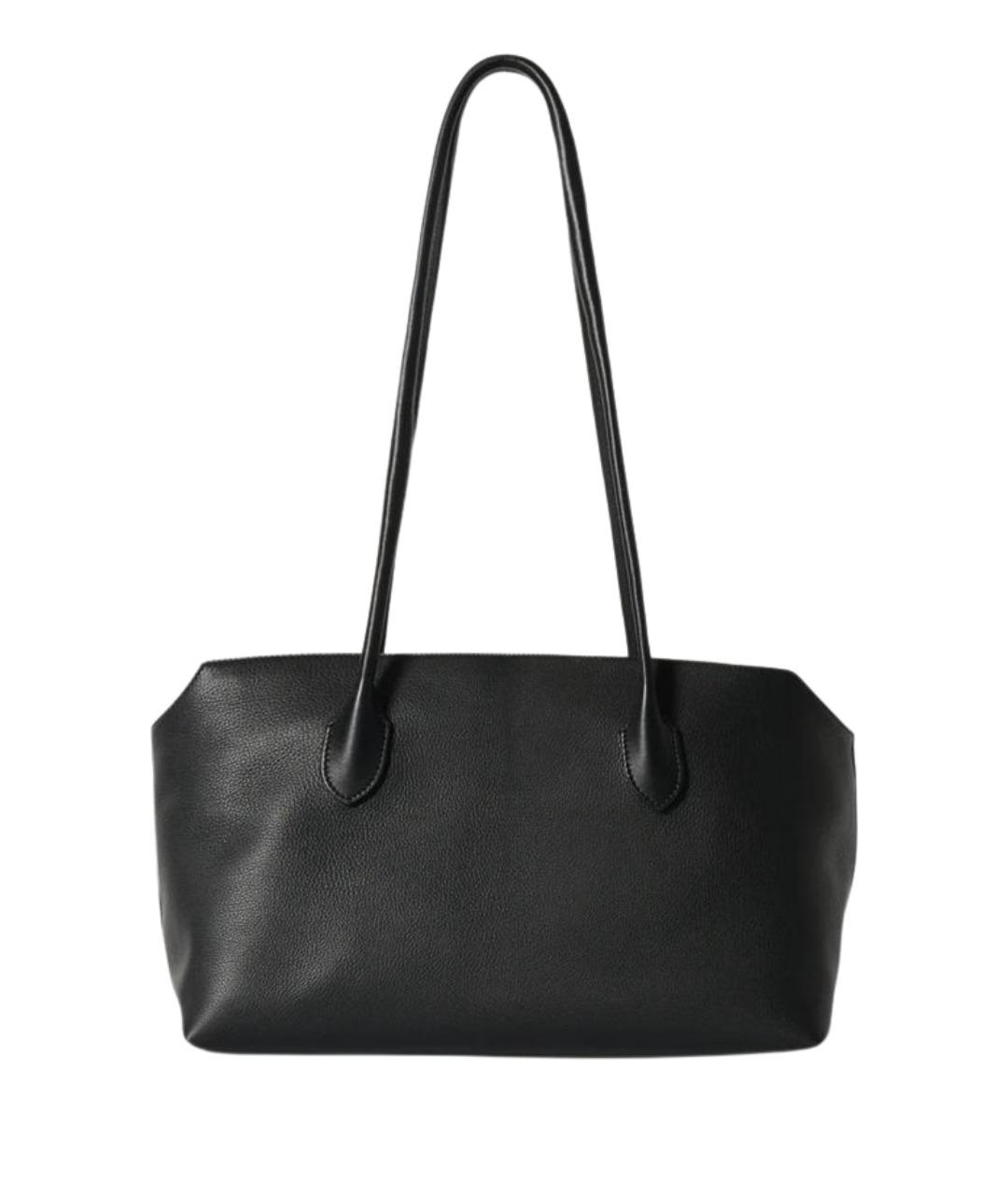 THE ROW Черная кожаная сумка через плечо, фото 1